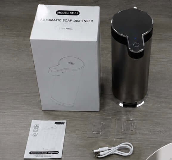 Touchless Automatic Soap Dispenser – USB Rechargeable, No-Touch Sensor